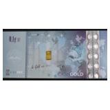 CASH GOLD .1 GRAM .999 GOLD GEM BU