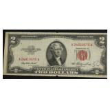 2 DOLLAR US LEGAL TENDER VF INK