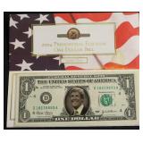 2004 PRESIDENT ELECTION DOLLAR BILL