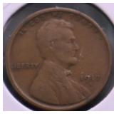 1917 S LINCOLN CENT XF