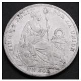 1928 PERU SOL AU