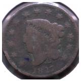 1827 LARGE CENT VG