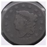 1832 LARGE CENT VG