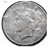 1935 PEACE DOLLAR XF