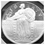 1/4 OZ .999 SILVER ROUND