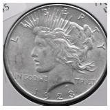 1923 D PEACE DOLLAR AU