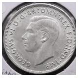 1942 S AUSTRALIA SILVER FLORIN CH BU