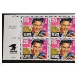 ELVIS PRESLEY PLATE BLOCK  GEMS