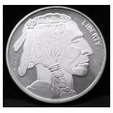 1 OZ .999 SILVER ROUND