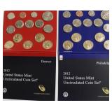 2012 MINT SET P D MINTS