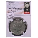 2025 P NGC GEM BU KENNEDY HALF DOLLAR