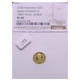 2026 ASCENSION OF QUEEN ELIZABETH  .999 GOLD 1/2