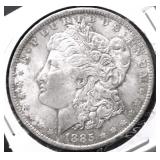 1885 O CHOICE BU MORGAN DOLLAR
