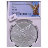 2024 NGC MS69 MEXICO LIBERTAD