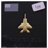 1/20 GRAM .999 GOLD F 15 FIGHTER