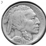 1915 D BUFFALO NICKEL VF
