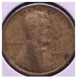 1928 LINCOLN CENT AU