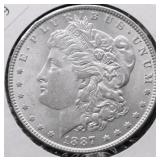1887 CHOICE BU MORGAN DOLLAR