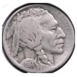 1914 S BUFFALO NICKEL VF