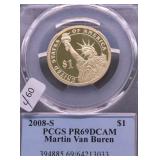 2008 S PCGS PF69DC PRESIDENT DOLLAR