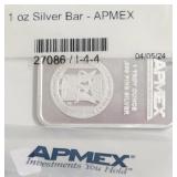 1OZ .999 SILVER BAR