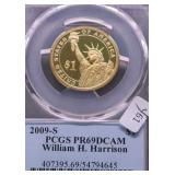 2009 S PCGS PF69DC PRESIDENT DOLLAR