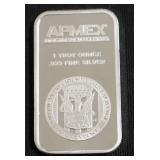 1OZ .999 SILVER BAR
