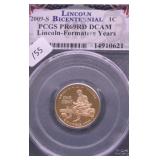 2009 S PCGS PF69DC RED LINCOLN CENT