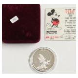 MICKEYS MAGIC 1 OZ .999 SILVER W BOX PAPERS