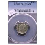 1976 S PCGS PF69DC ROOSEVELT DIME