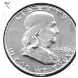 1958 PROOF FRANKLIN HALF DOLLAR