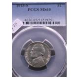 1948 S PCGS MS65 JEFFERSON NICKEL