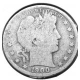 1900 BARBER HALF DOLLAR G