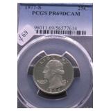 1977 S PCGS PF69DC WASHINGTON QUARTER