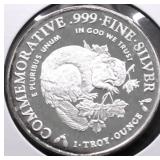 1 OZ .999 SILVER ROUND