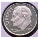 2013 S SILVER PROOF ROOSEVELT DIME