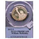 2013 S PCGS PF69DC PRESIDENT DOLLAR