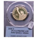 2008 S PCGS PF69DC PRESIDENT DOLLAR