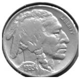 1935 D BUFFALO NICKEL XF