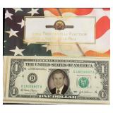 2004 PRESIDENT ELECTION DOLLAR BILL