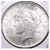 1922 CHOICE BU PEACE DOLLAR