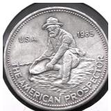 1985 ENGELHARD PROSPECTOR GEM 1 OZ .999 SILVER