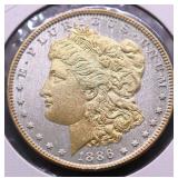 1886 COLORIZED MORGAN DOLLAR