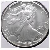 1992 SILVER EAGLE GEM