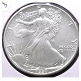 1990 SILVER EAGLE GEM