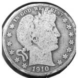 1910 BARBER HALF DOLLAR G