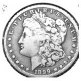 1899 O MORGAN DOLLAR VF