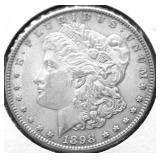 1898 MORGAN DOLLAR AU
