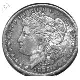 1885 O MORGAN DOLLAR CH BU TONER