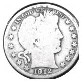 1912 S BARBER HALF DOLLAR G